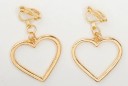 Boucles d'oreilles pour femmes avec cœur 8