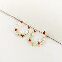 Boucles d'oreilles pour femmes avec cœurs 6