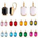 Boucles d'oreilles pour femmes avec cristal G876 1