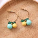 Boucles d'oreilles pour femmes avec des cerises 16