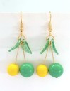 Boucles d'oreilles pour femmes avec des cerises 8