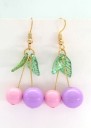 Boucles d'oreilles pour femmes avec des cerises 9