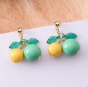 Boucles d'oreilles pour femmes avec des cerises 12