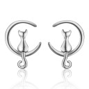 Boucles d'oreilles pour femmes avec des chats 5
