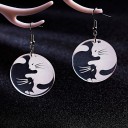 Boucles d'oreilles pour femmes avec des chats 2