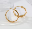 Boucles d'oreilles pour femmes avec des fleurs G544 2