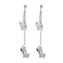 Boucles d'oreilles pour femmes avec des papillons 1