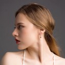 Boucles d'oreilles pour femmes avec pierre 2