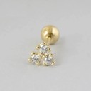 Boucles d'oreilles pour femmes avec pierres A1725 1