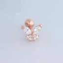 Boucles d'oreilles pour femmes avec pierres A1725 2