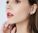 Boucles d'oreilles pour femmes avec saphir 3