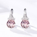 Boucles d'oreilles pour femmes avec strass R82 7