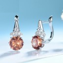 Boucles d'oreilles pour femmes avec strass R82 1