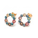 Boucles d'oreilles pour femmes avec zircon 19