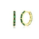 Boucles d'oreilles pour femmes avec zircon 21
