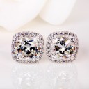 Boucles d'oreilles pour femmes avec zircon 6