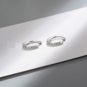 Boucles d'oreilles pour femmes avec zircon 5