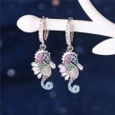 Boucles d'oreilles pour femmes avec zircon 2