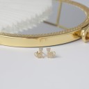 Boucles d'oreilles pour femmes avec zircon 1