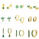 Boucles d'oreilles pour femmes avec zircon 2