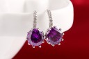 Boucles d'oreilles pour femmes élégantes - Violettes 2