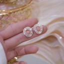Boucles d'oreilles pour femmes en cercle irrégulier 1