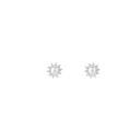 Boucles d'oreilles pour femmes en forme de fleur 2