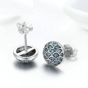 Boucles d'oreilles pour femmes en forme de flocons 4