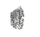 Boucles d'oreilles pour femmes en plumes de paon 4