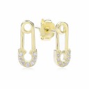 Boucles d'oreilles pour femmes épingle à nourrice 1