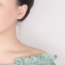 Boucles d'oreilles pour femmes feuilles A1808 2