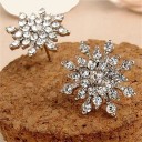 Boucles d'oreilles pour femmes flocons 2
