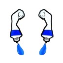 Boucles d'oreilles pour femmes G698 22