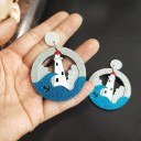 Boucles d'oreilles pour femmes G698 47
