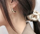 Boucles d'oreilles pour femmes lettre C 4