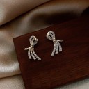 Boucles d'oreilles pour femmes nœud H786 3