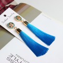 Boucles d'oreilles pour femmes ornées de franges J3196 9