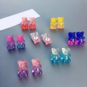 Boucles d'oreilles pour femmes ours 5