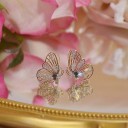 Boucles d'oreilles pour femmes papillons J192 4
