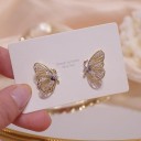 Boucles d'oreilles pour femmes papillons J192 5