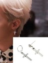 Boucles d'oreilles pour hommes CROIX J3358 2