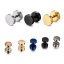 Boucles d'oreilles pour hommes en forme d'haltère J2943 1