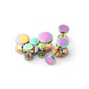 Boucles d'oreilles pour hommes en forme d'haltère J2943 8