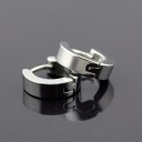 Boucles d'oreilles pour hommes en forme de cercle J1493 6