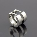 Boucles d'oreilles pour hommes en forme de cercle J1493 4