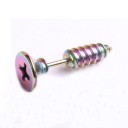 Boucles d'oreilles pour hommes en forme de vis J3241 14