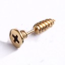 Boucles d'oreilles pour hommes en forme de vis J3241 11