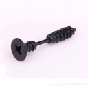Boucles d'oreilles pour hommes en forme de vis J3241 5