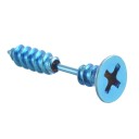 Boucles d'oreilles pour hommes en forme de vis J3241 2