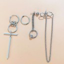 Boucles d'oreilles pour hommes - Ensemble de 4 pièces 1